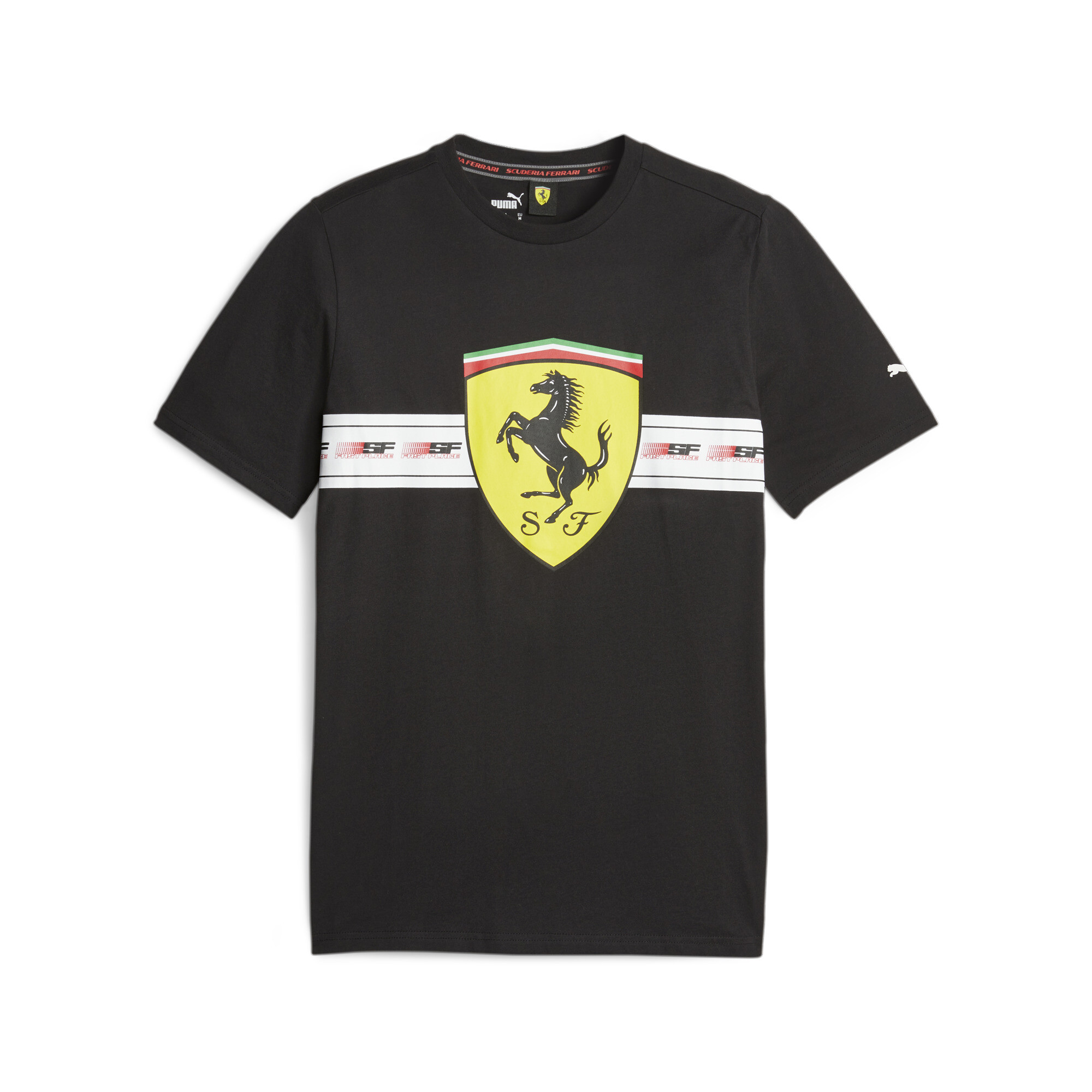 PLAYERA FERRARI RACE HERITAGE BIG SHIELD TEE