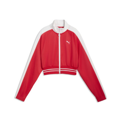 CHUMPA T7 PIQUE RELAXED CROPPED TRACK JACKET W