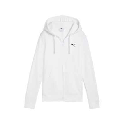 SUDADERO ESS PUMA LOGO FULL-ZIP HOODIE TR W