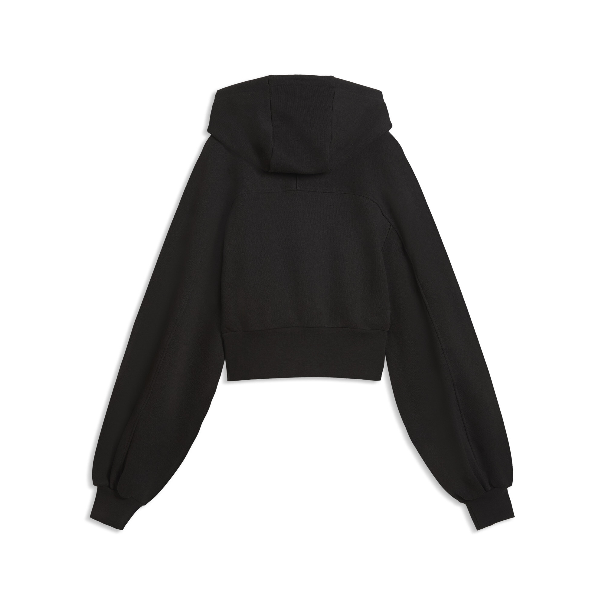 SUDADERO ESS CROPPED BALLOON SLEEVE HOODIE TR W - Imagen 2