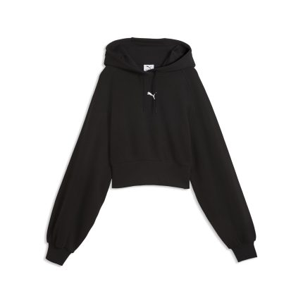 SUDADERO ESS  CROPPED BALLOON SLEEVE HOODIE TR W